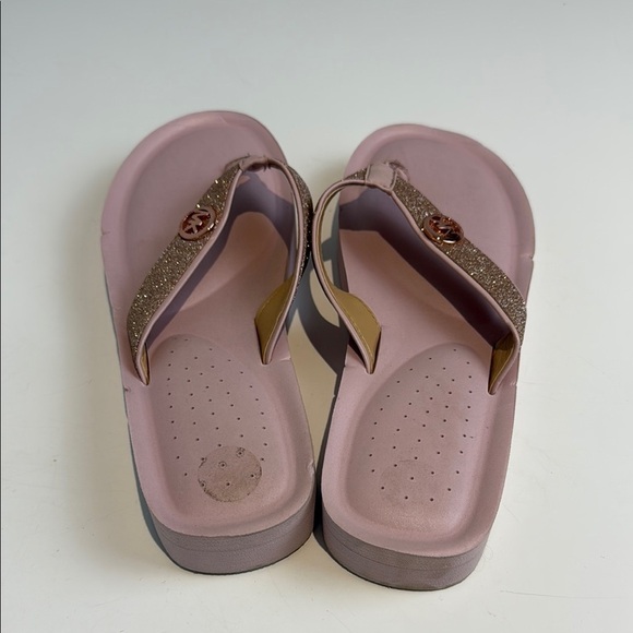 Michael Kors Pink and Gold Sandals Size 10 Women's - Picture 3 of 7